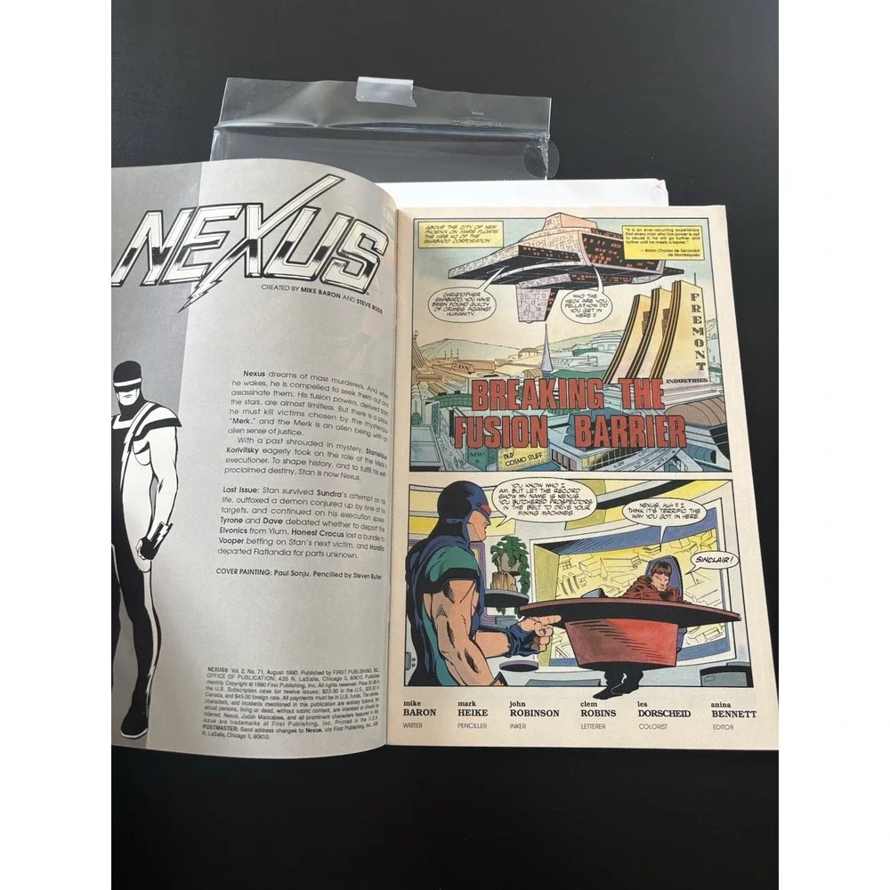 First Comics Nexus #71 (August‎ 1990)